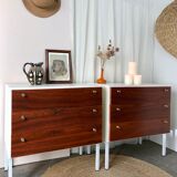 Paire de commodes vintage