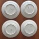 Set of 4 ironstone plates Longchamp model Belleville – Vais