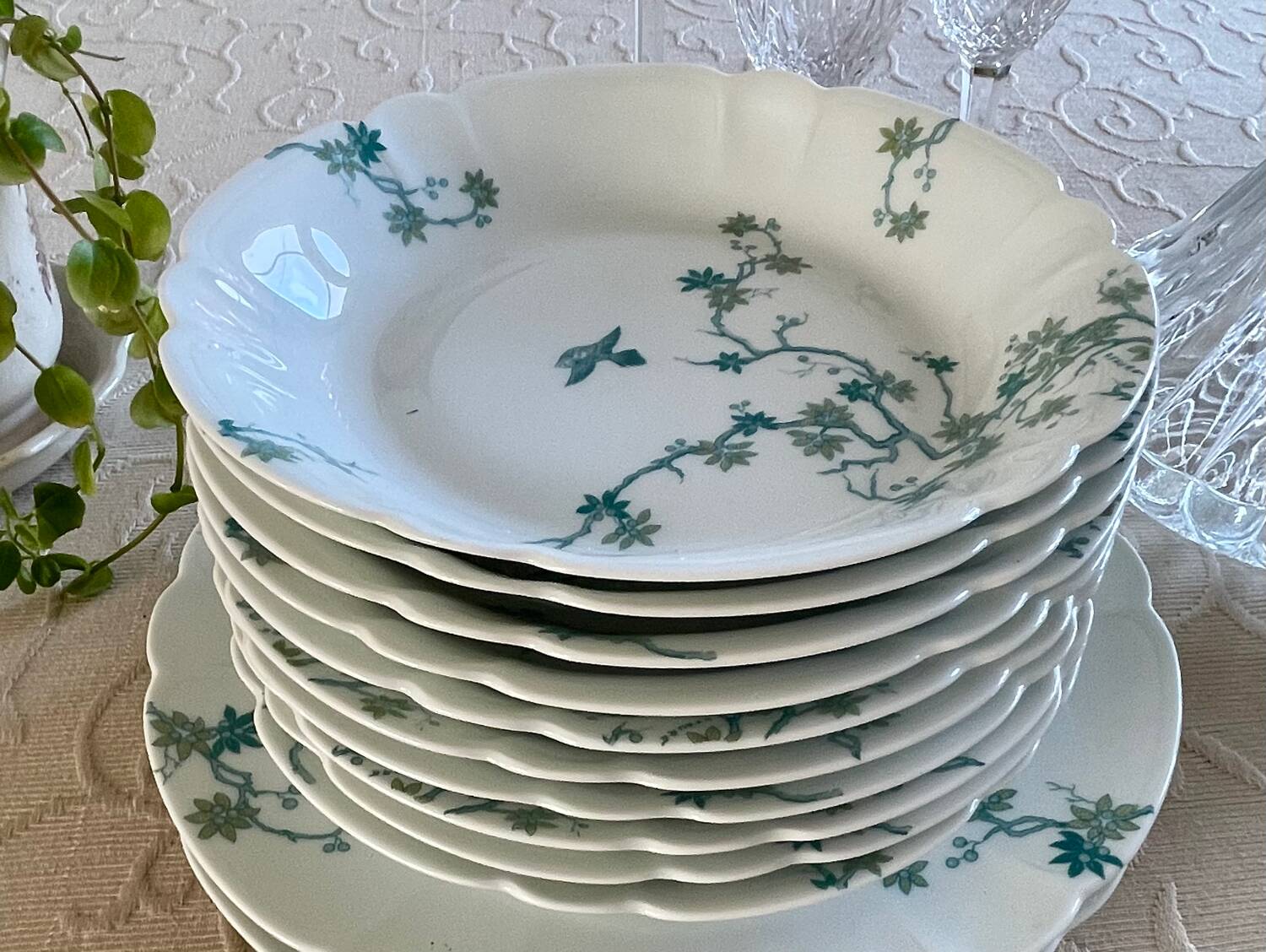 10 soup plates Haviland Limoges.