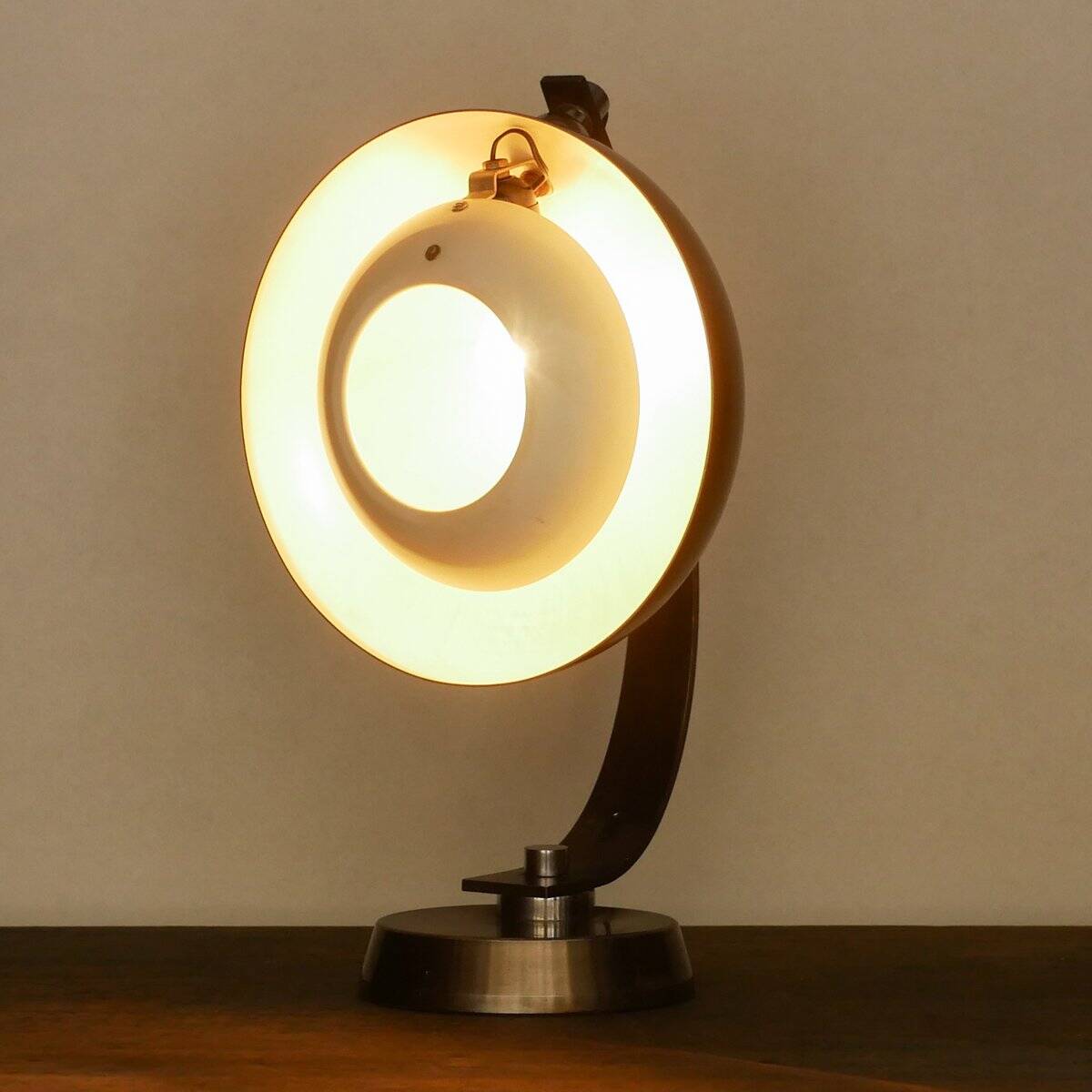 Lampe de table vintage d'Angelo Lelii pour Arredoluce, années 70