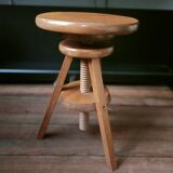 Vintage screw workshop stool