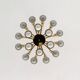 Brass Chandelier by Gaetano Sciolari