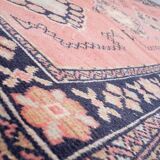 Overdyed Long and Wide Turkish Oushak Runner 4'7" X 11'10"