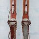 Pair skis 1950 with baton