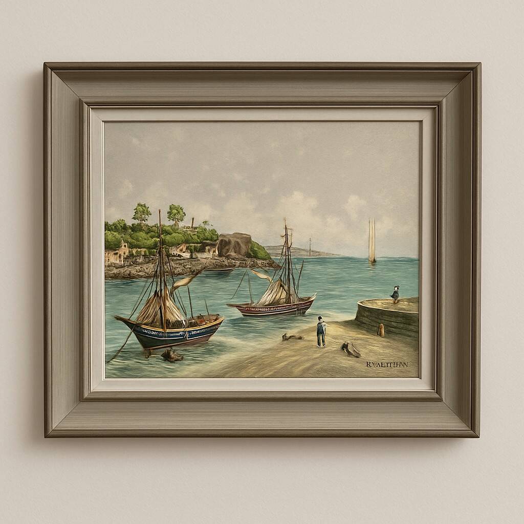 Vaniscotte: oil painting on canvas / view of the North coast