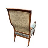 Fauteuil Voltaire "col de cygne" – XIXe siècle