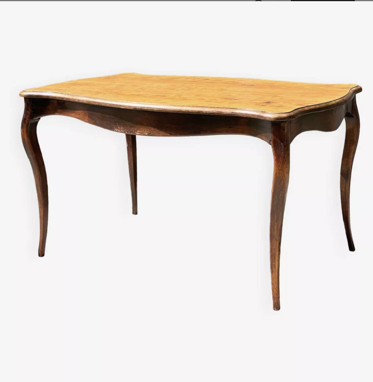 TABLE BUREAU Pieds Courbés