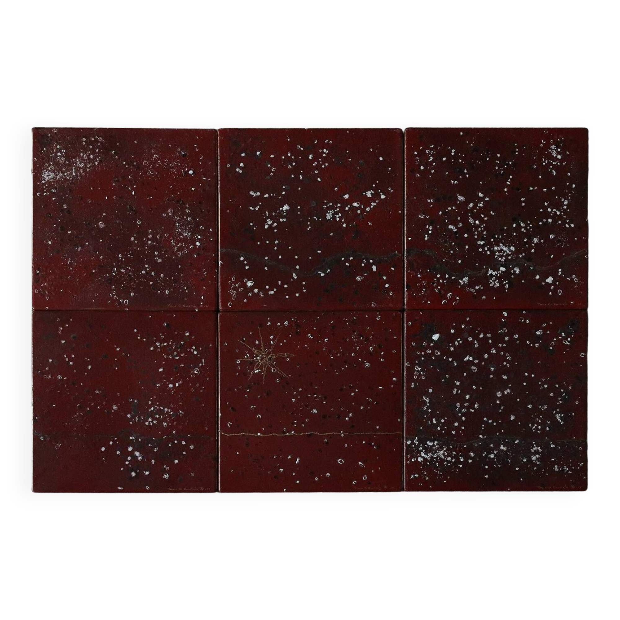 6 Large Enameled Panels by Torolf G. Engström for Hotel Continental, 1975