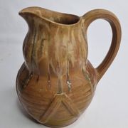 Art Deco pitcher in flamed sandstone from Denbac, Vierzon