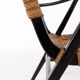 Fauteuil et son ottoman en corde tressée