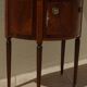 Antique half moon console-chest made by fils d'alfred wimphen in marquetry 2 drawers