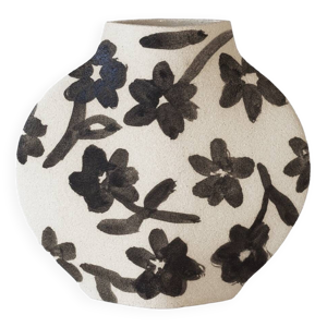 Vase en céramique 'flowers