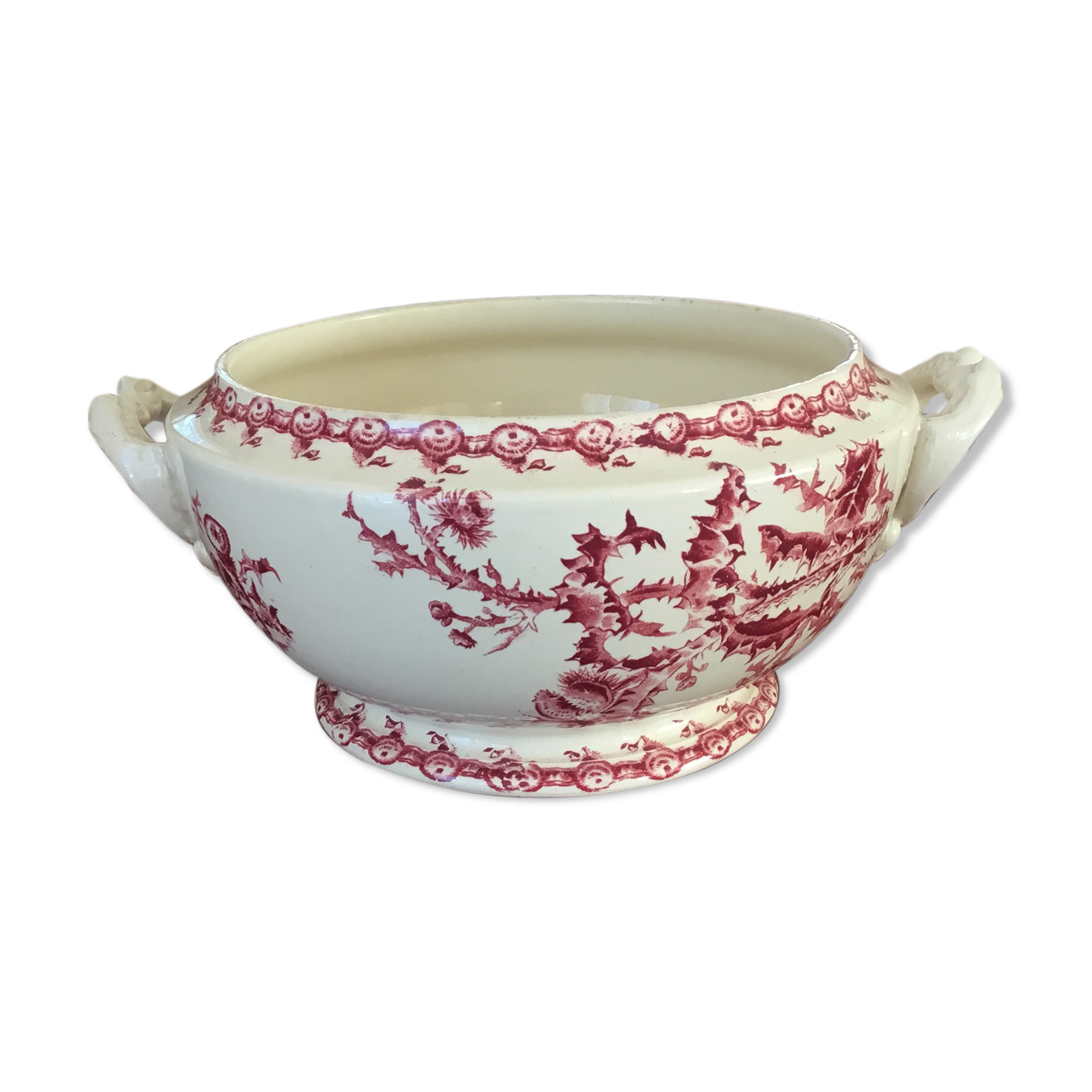 Old Gien earthenware salad