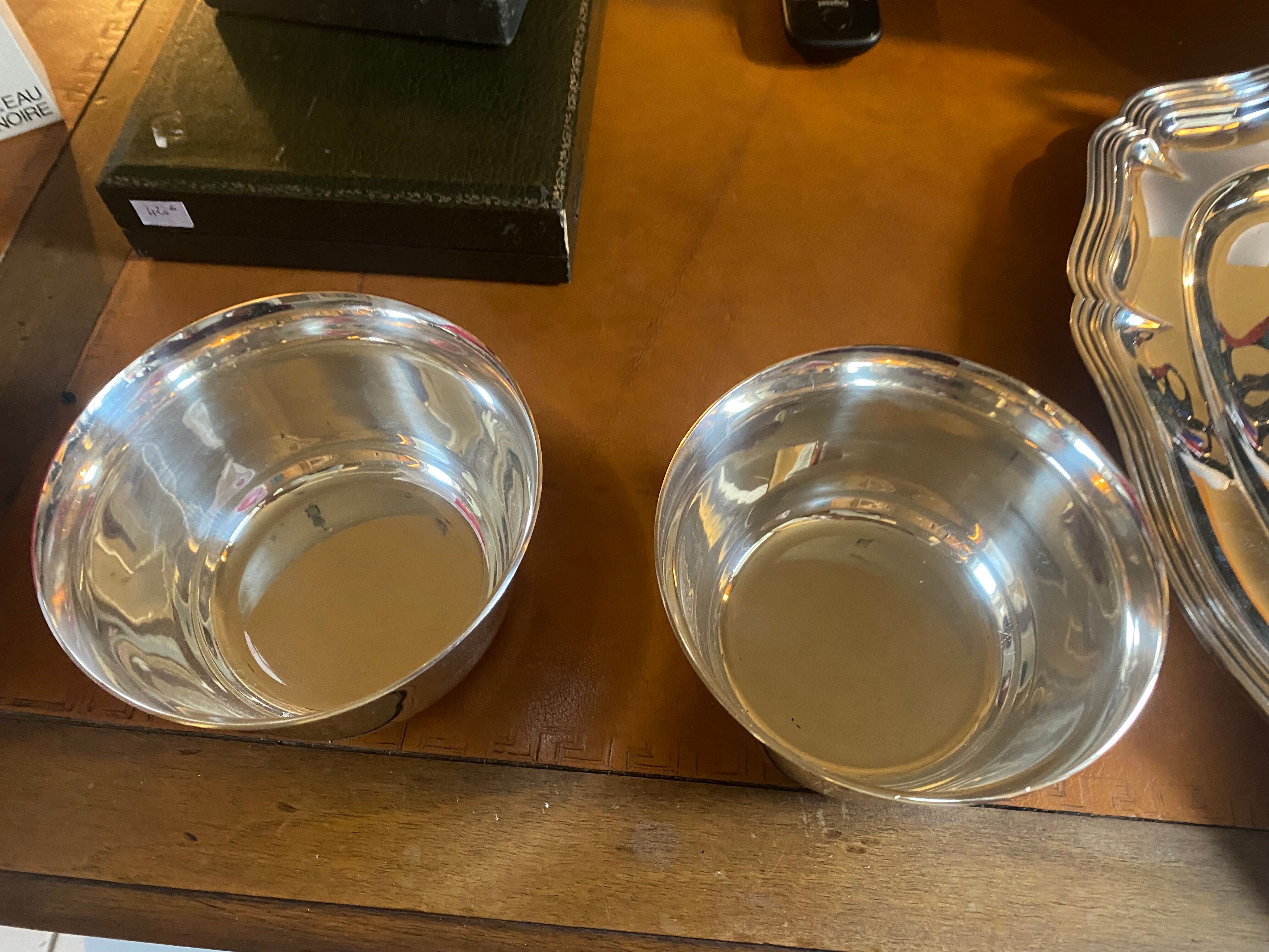 Pair of Hermès perfume bowls