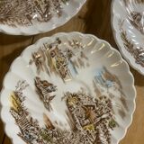 4 cups coffee with Johnson bros saucers