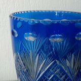 Cobalt-blue crystal vase