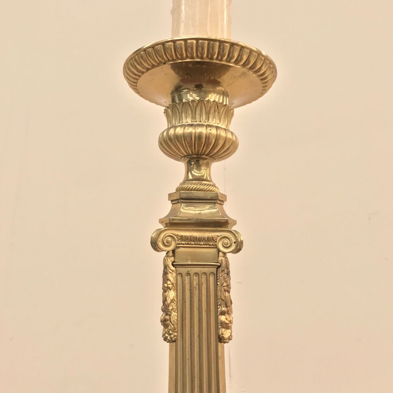 Louis XVI bronze floorlamp