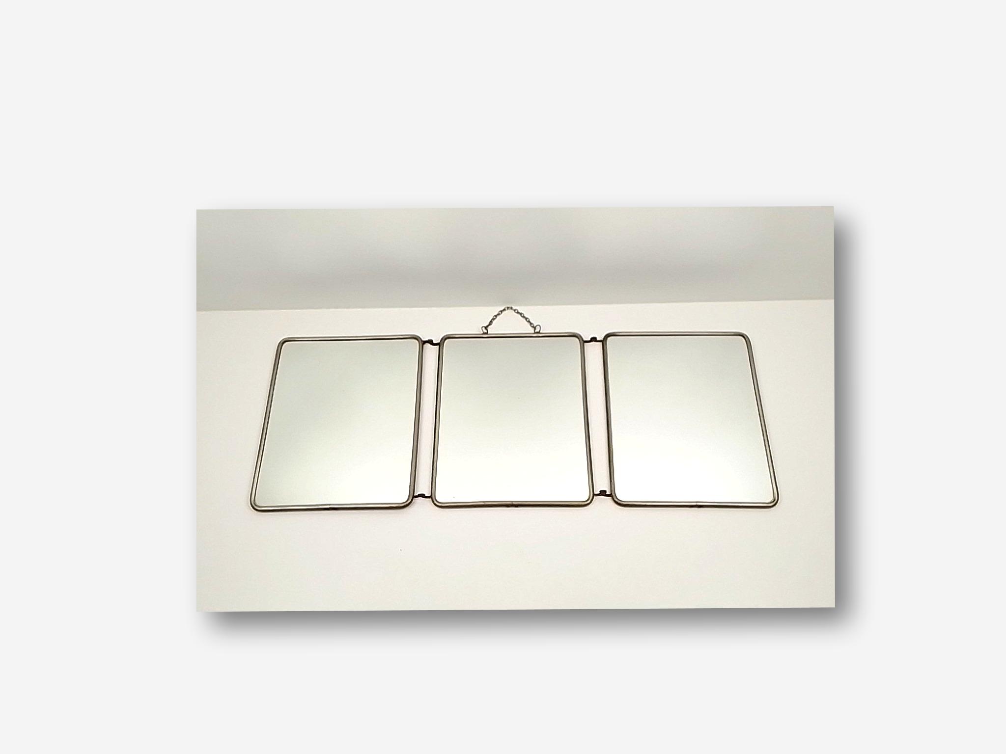 Vintage barber mirror