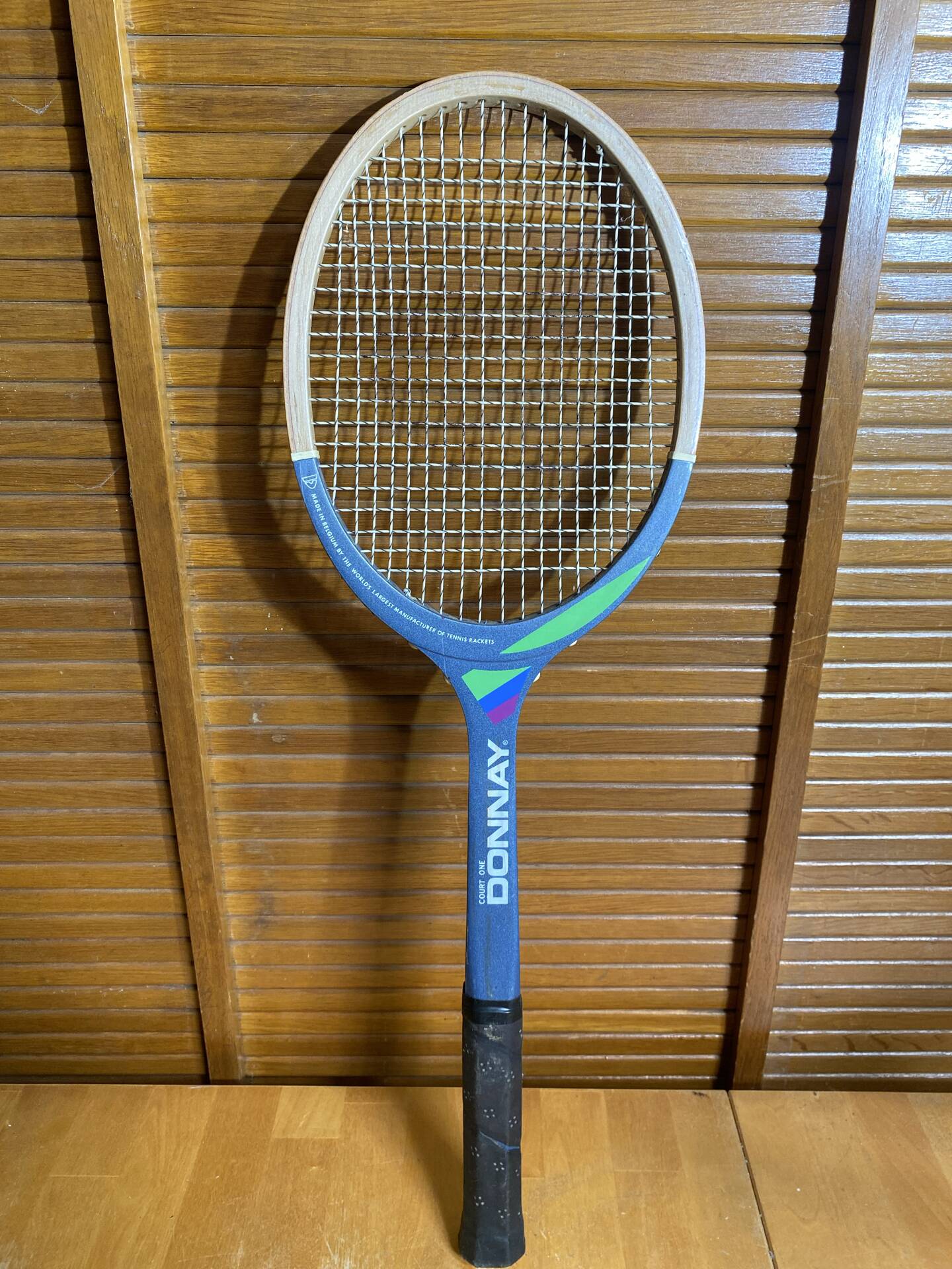 Vintage donnay court one wooden tennis racket