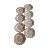 Eight plates Luneville "English Style"