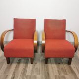 Armchairs by Jindřich Halabala
