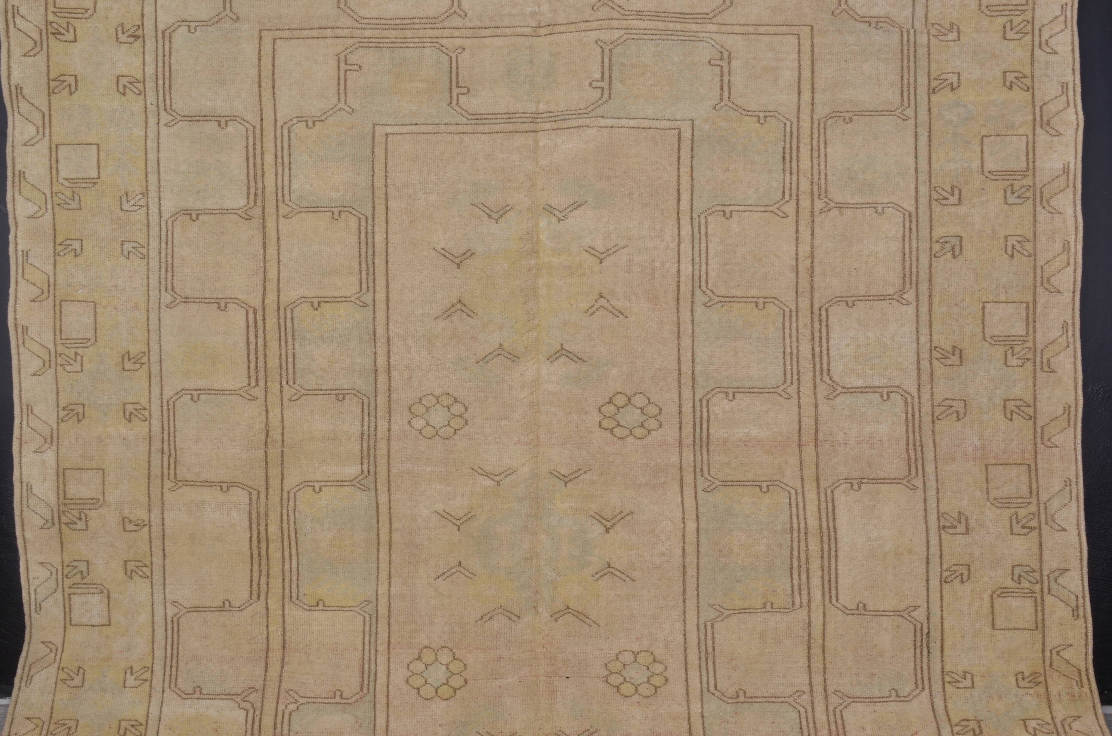 Oushak Vintage Antique Wool Rug sku2403