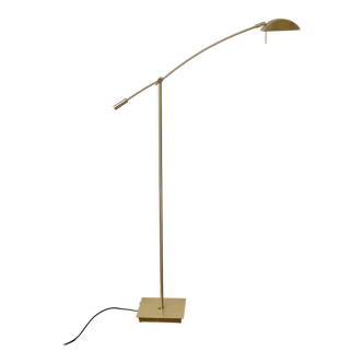 Golden lucid floor lamp