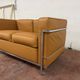 Original Cassina 2-seater Le Corbusier LC2 Cognac Camel leather IN NEW CONDITION!!