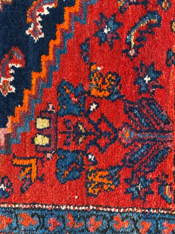 Carpet old Persian Malayer corridor 109x525 cm