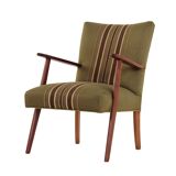Armchair, teak construction, Scandinavian design of the 70s