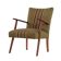 Armchair, teak construction, Scandinavian design of the 70s