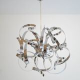 Suspension, chrome finish