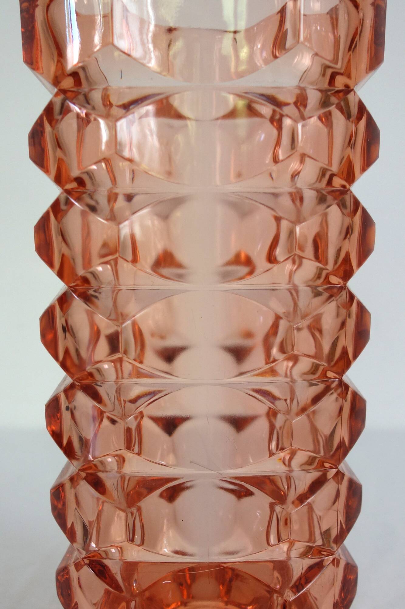 Vase en verre Rosaline, Luminarc, années 1970