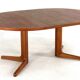 S. Burchardt Nielsen round (2x) extendable dining table danish design teak