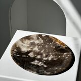 Dish in petrified wood