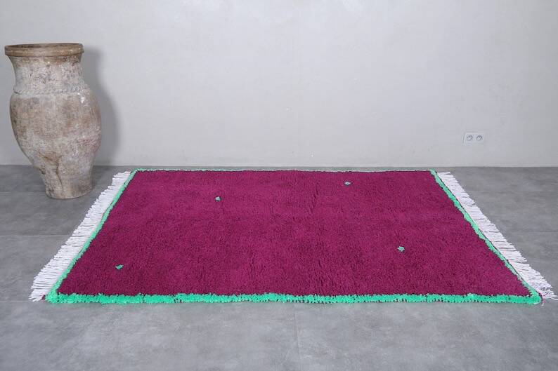 Tapis berbère en laine pure authentique naturel taille 2/3 m