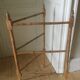 Ancien porte serviettes bois naturel