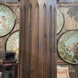 Louis XVI style column in carved wood from the late 19th century, 2.27 metres in height.