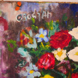 Still life, oil on canvas signed Obodjan