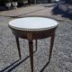 Louis XVI style bouillotte table in mahogany