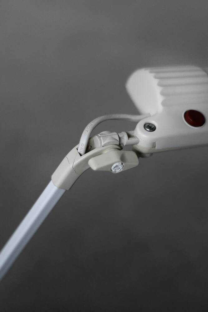 Modern adjustable desk lamp in mid-century style Dulux Junior by Lival Finland, 1980s.