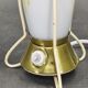 Zukov Czech Mid Century Glass Table Lamp, 1960s