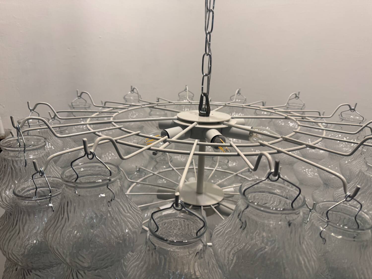 Extra Large Extra Large Murano  Glass Chandelier, 1980s