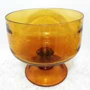 Bubble glass bowl Biot diameter 25cm