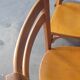 Series of 4 bistro chairs signed Baumann 1950 vintage