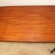 Teak and black lacquered metal table, Denmark 1950