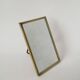 brass mirror to stand 11.5 x 17.5 cm