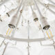 XL Tulipan Waterfall Glass Chandelier by Kalmar - Austria 1960s