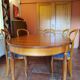Dining table + 6 chairs in classic style (Louis-Philippe)