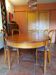 Dining table + 6 chairs in classic style (Louis-Philippe)